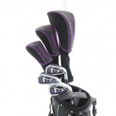 NEW AGXGOLF LADIES LAVENDER, RIGHT HAND GOLF SET w/BAG+DRIVER+HYBRID+IRONS+PW+PUTTER